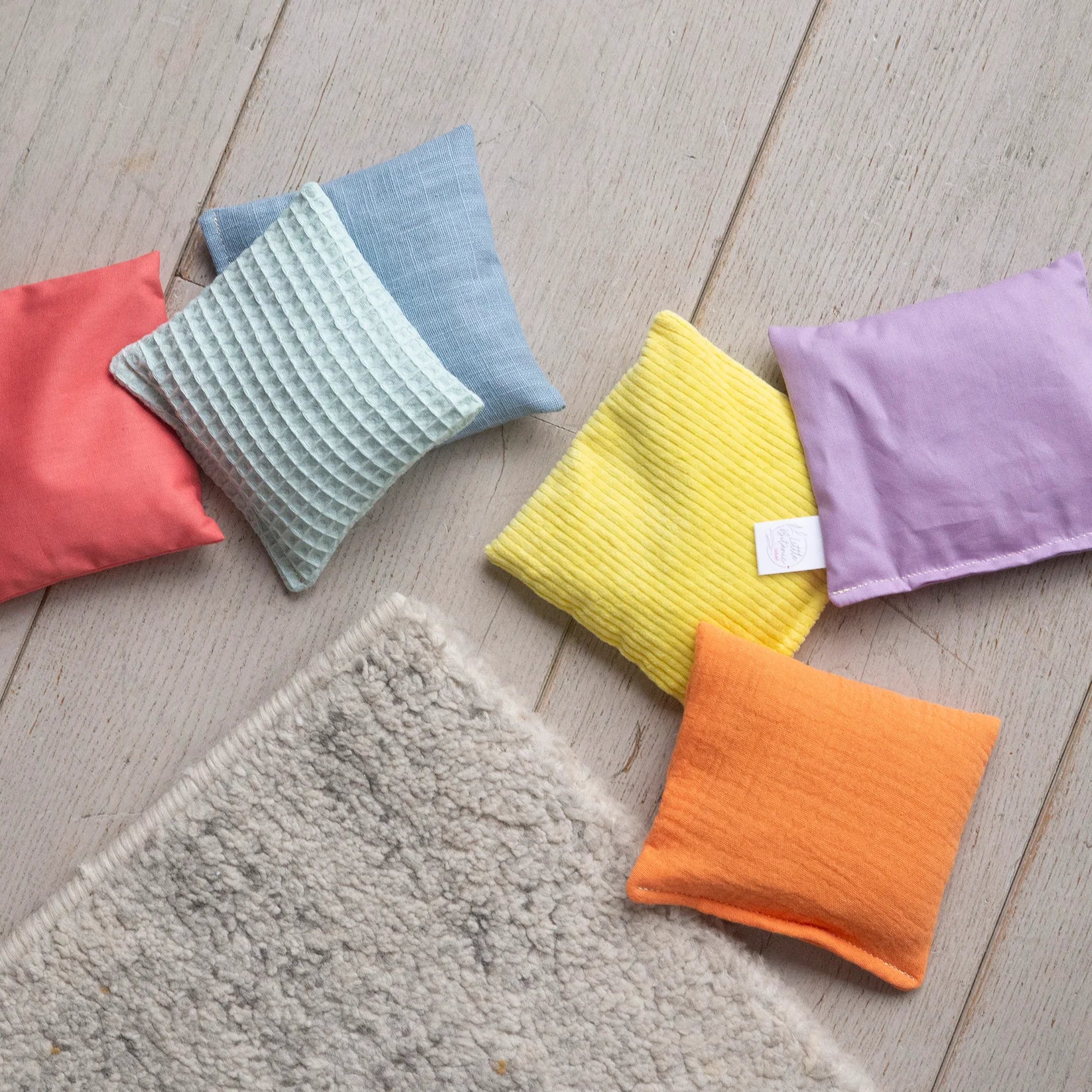 Little Botanic Label - 7 stuks Pastel + Waves pittenzakjes