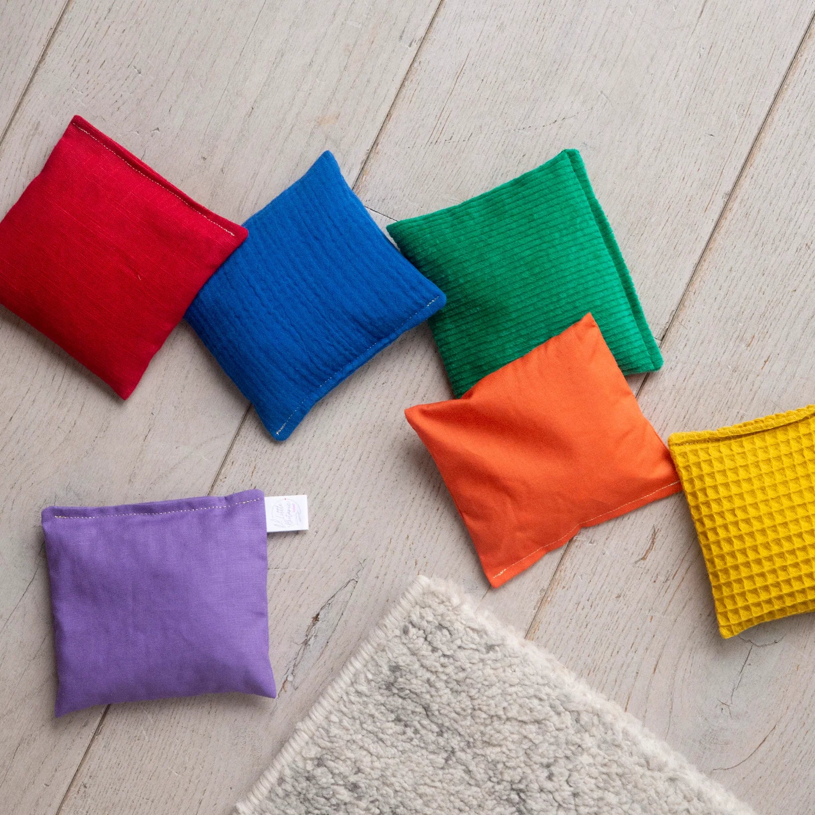 Little Botanic Label - 7 stuks Regenboog + Waves pittenzakjes