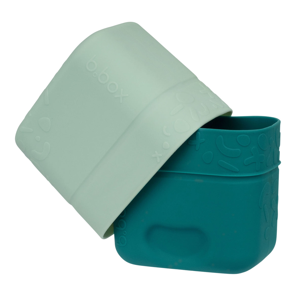 b.box - Siliconen snackbeker - forest