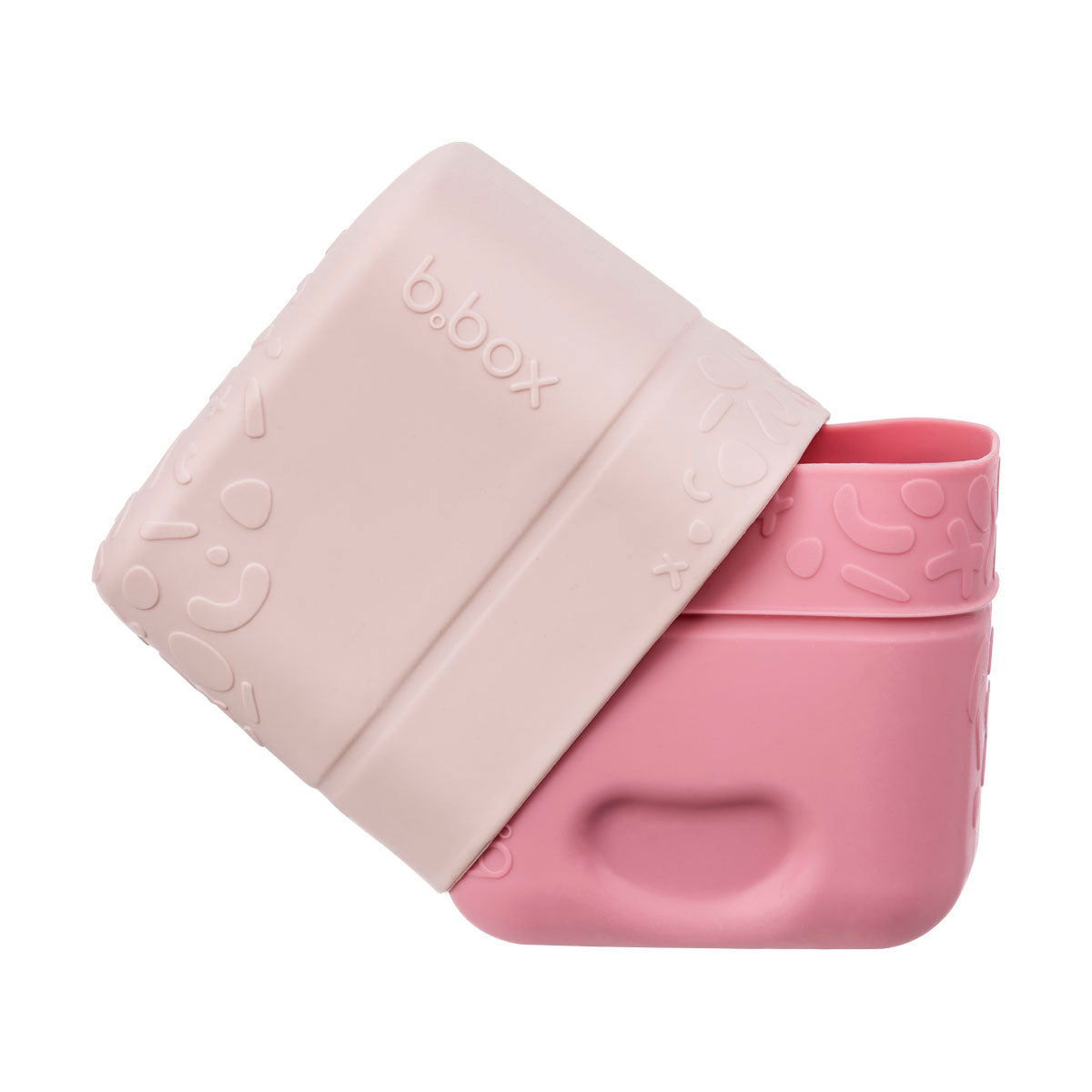 b.box - Siliconen snackbeker - berry