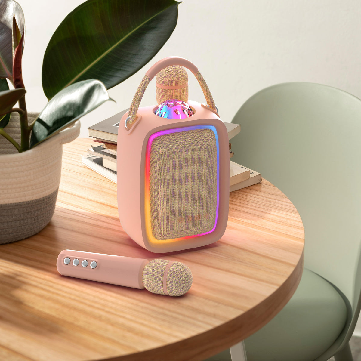 MOB - Singy Party karaokeset met microfoon - roze