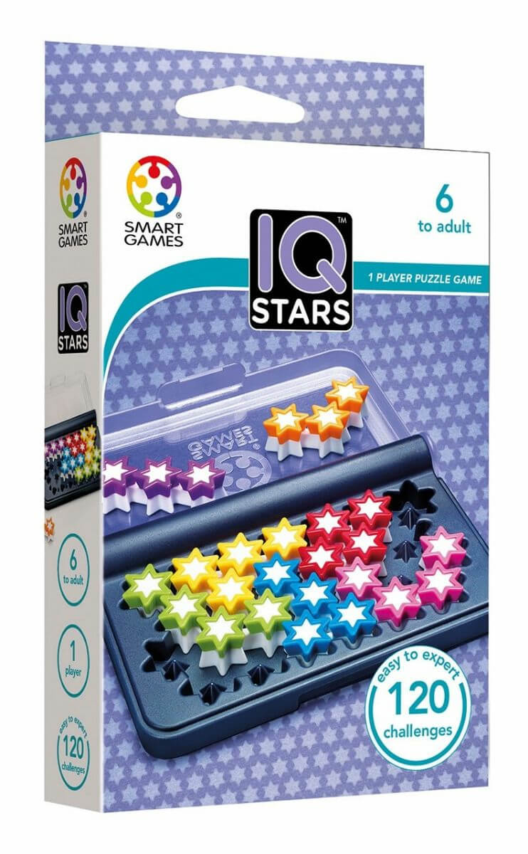 SmartGames - IQ Stars - puzzelspel met 120 opdrachten