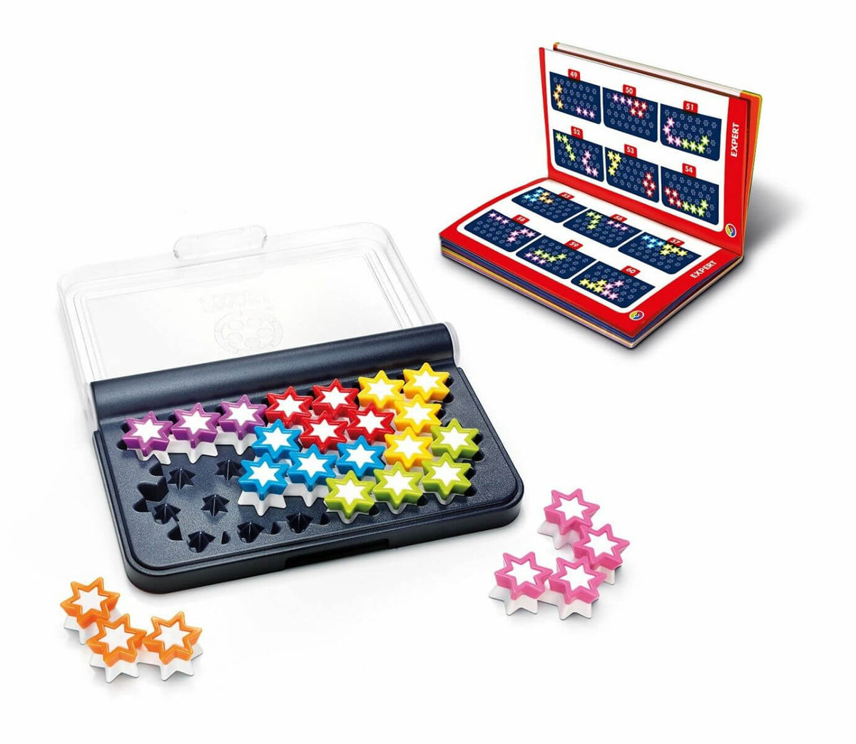 SmartGames - IQ Stars - puzzelspel met 120 opdrachten