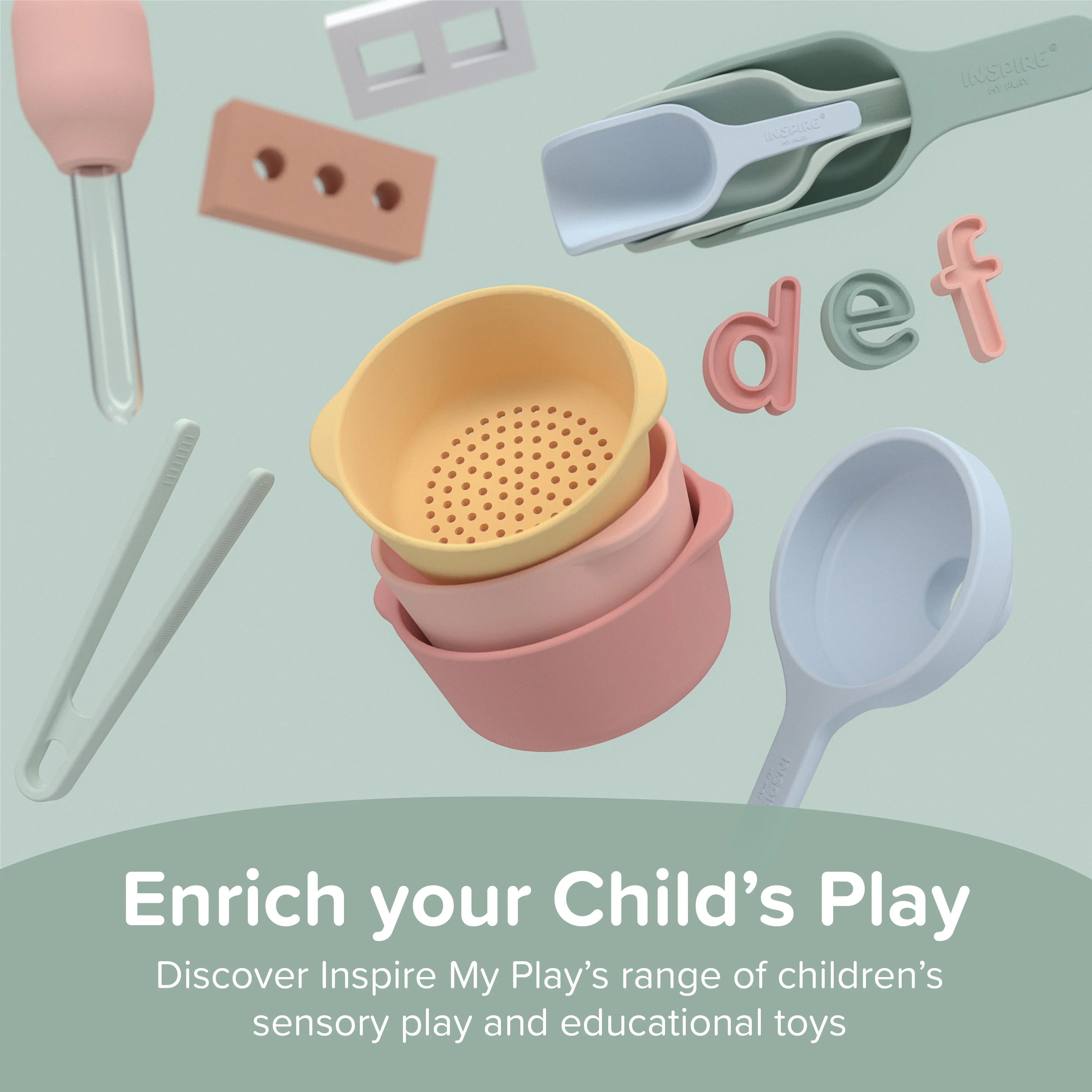 Inspire My Play - Sensorisch Starter Gereedschapsset (Paars)