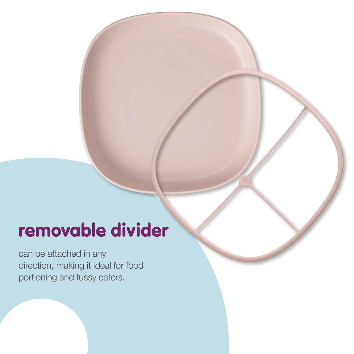 b.box - 2 in 1 zuigplaat blush