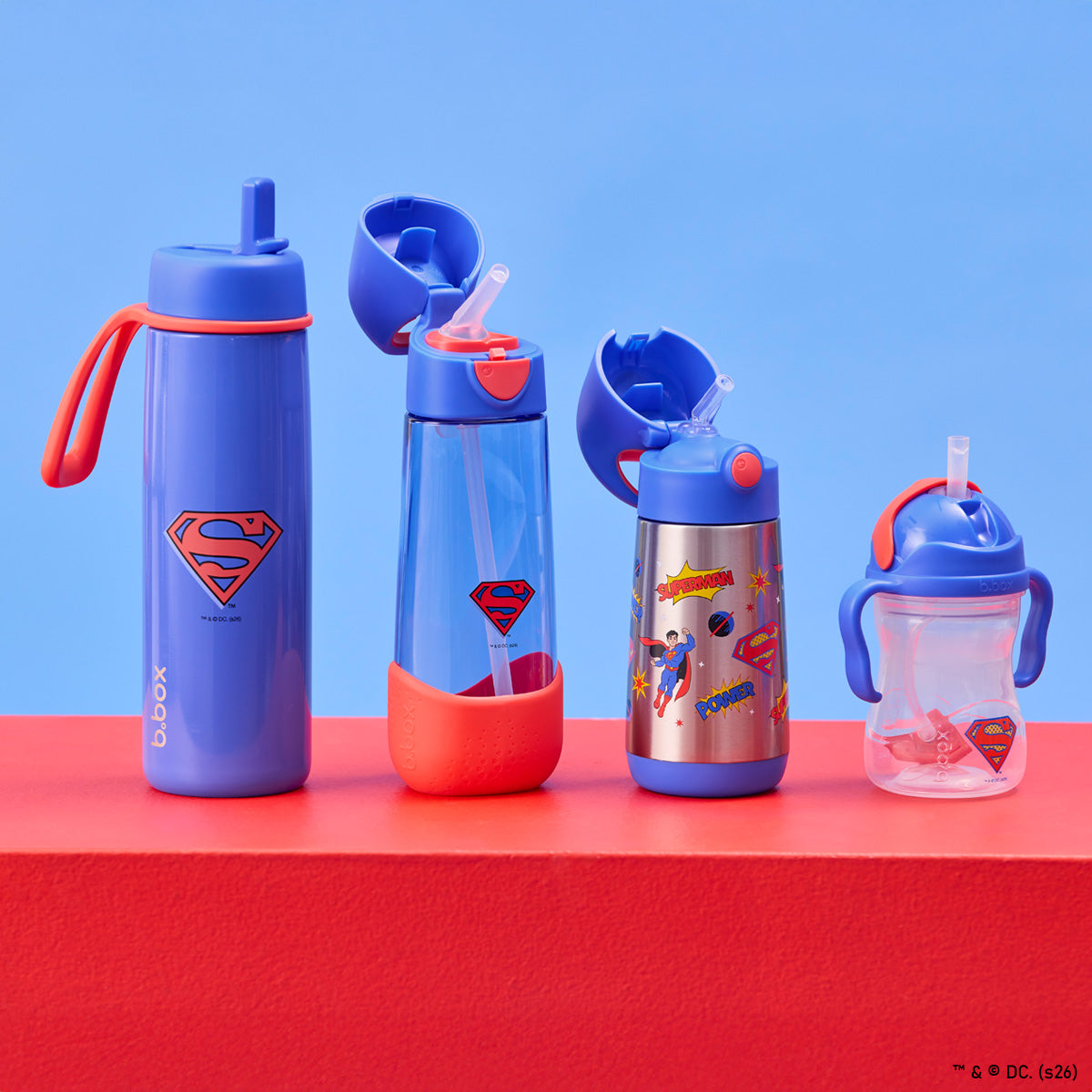 b.box - 600 ml Tritan drinkfles Superman