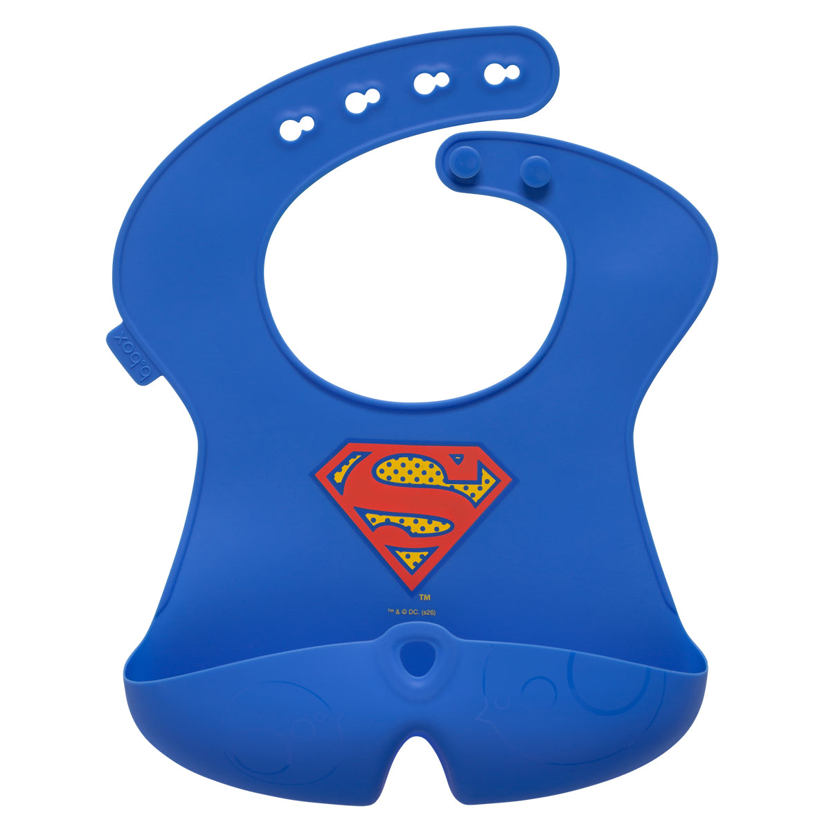b.box - Siliconen slabbetje Superman