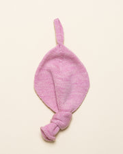 Hvid wollen knuffeldoekje Titi cotton candy