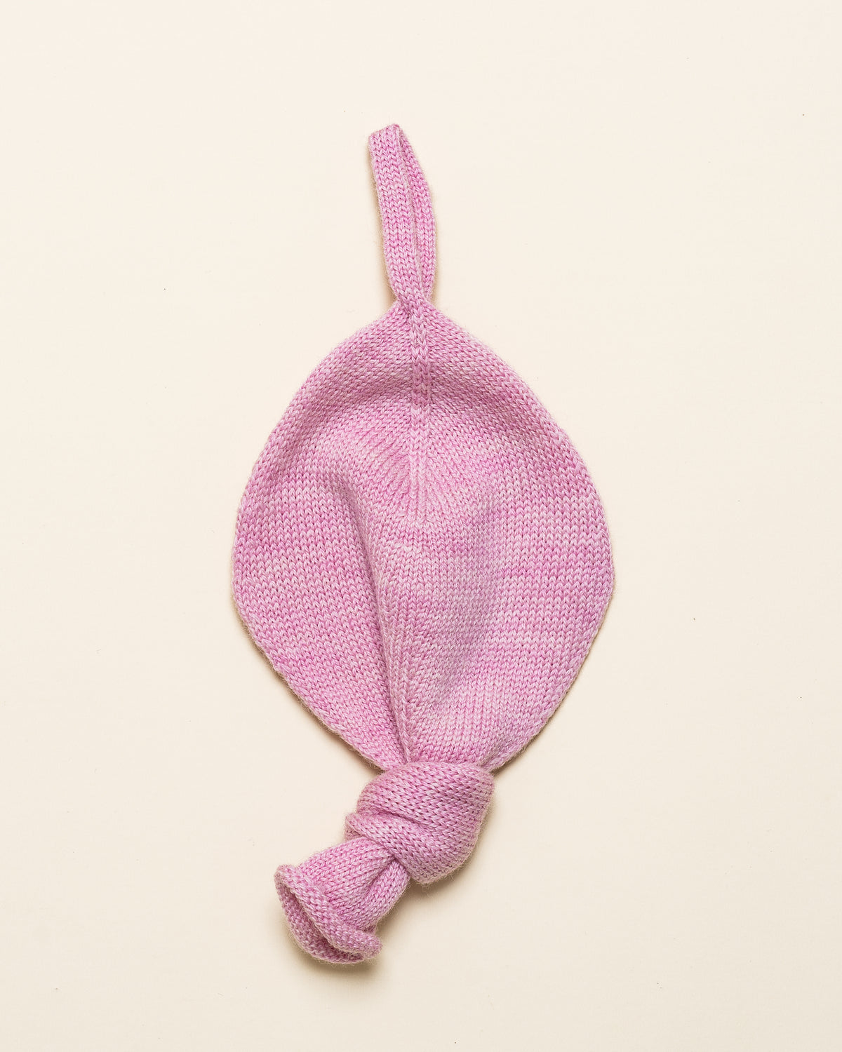 Hvid wollen knuffeldoekje Titi cotton candy