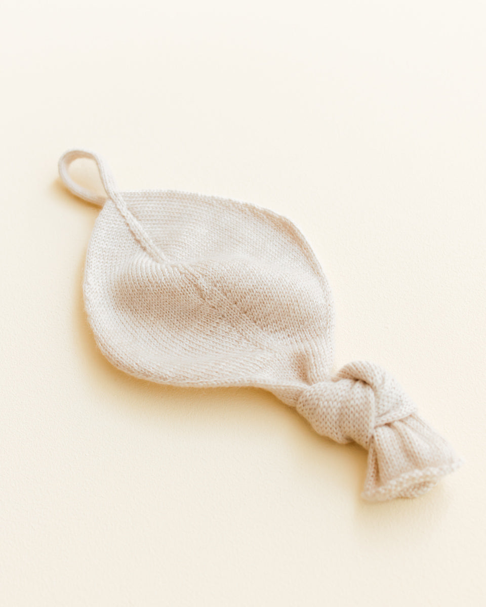 Hvid Wollen knuffeldoekje Titi Cream