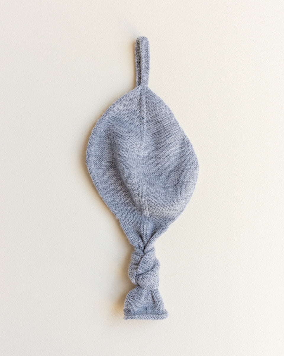 Hvid Wollen knuffeldoekje Titi Grey Melange