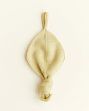 Hvid Wollen knuffeldoekje Titi Light Yellow