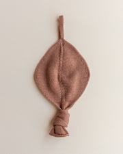Hvid Wollen knuffeldoekje Titi Terracotta