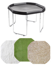 Tuff Tray SET 100cm Speelbak met Standaard & Textuur Pakket (gras, sneeuw & kokos)