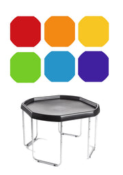 Tuff Tray - SET 70cm Tuff Tray met Onderstel & Regenboog PVC Pakket