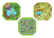 Tuff Tray - SET 3 70cm Vinyl Mat Small World