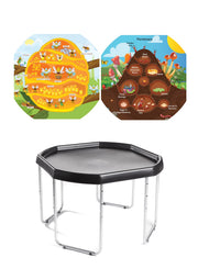 Tuff Tray - SET 70cm Tuff Tray met Onderstel & Insectenkolonies Pakket (70×70 cm)
