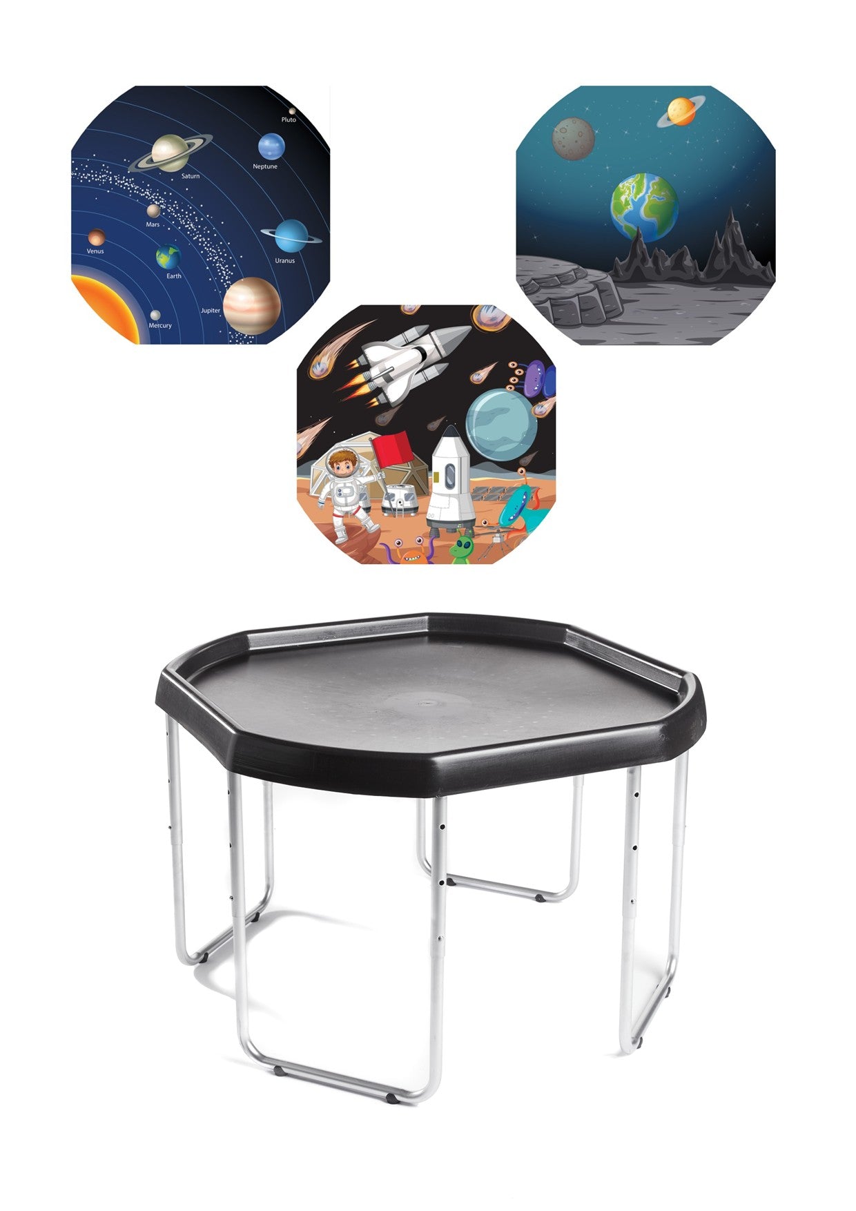 Tuff Tray - 100cm Speelbak met Onderstel & Ruimte Pakket (97×97 cm)