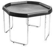 SET Tuff Tray 100cm Zwart + onderstel zilver - Activiteitentafel