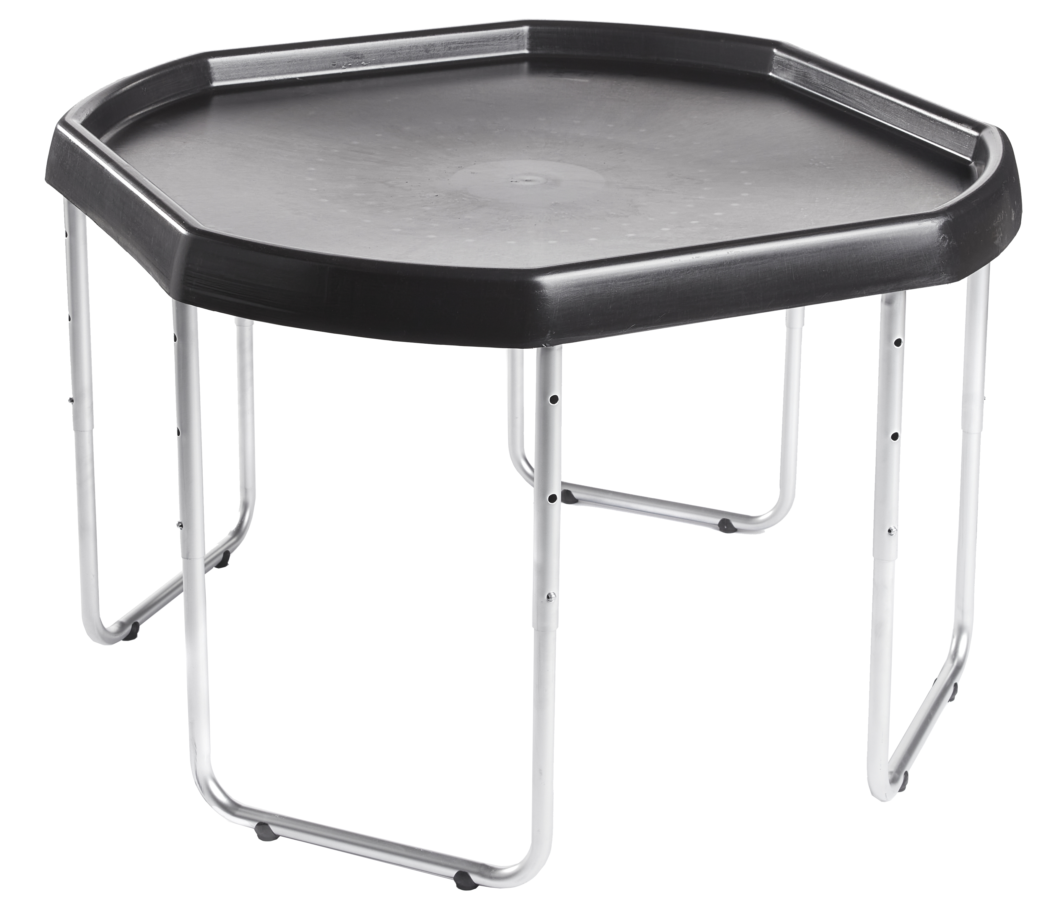 SET Tuff Tray 100cm Zwart + onderstel zilver - Activiteitentafel