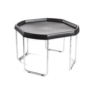 SET Tuff Tray 70cm Zwart + onderstel zilver - Activiteitentafel