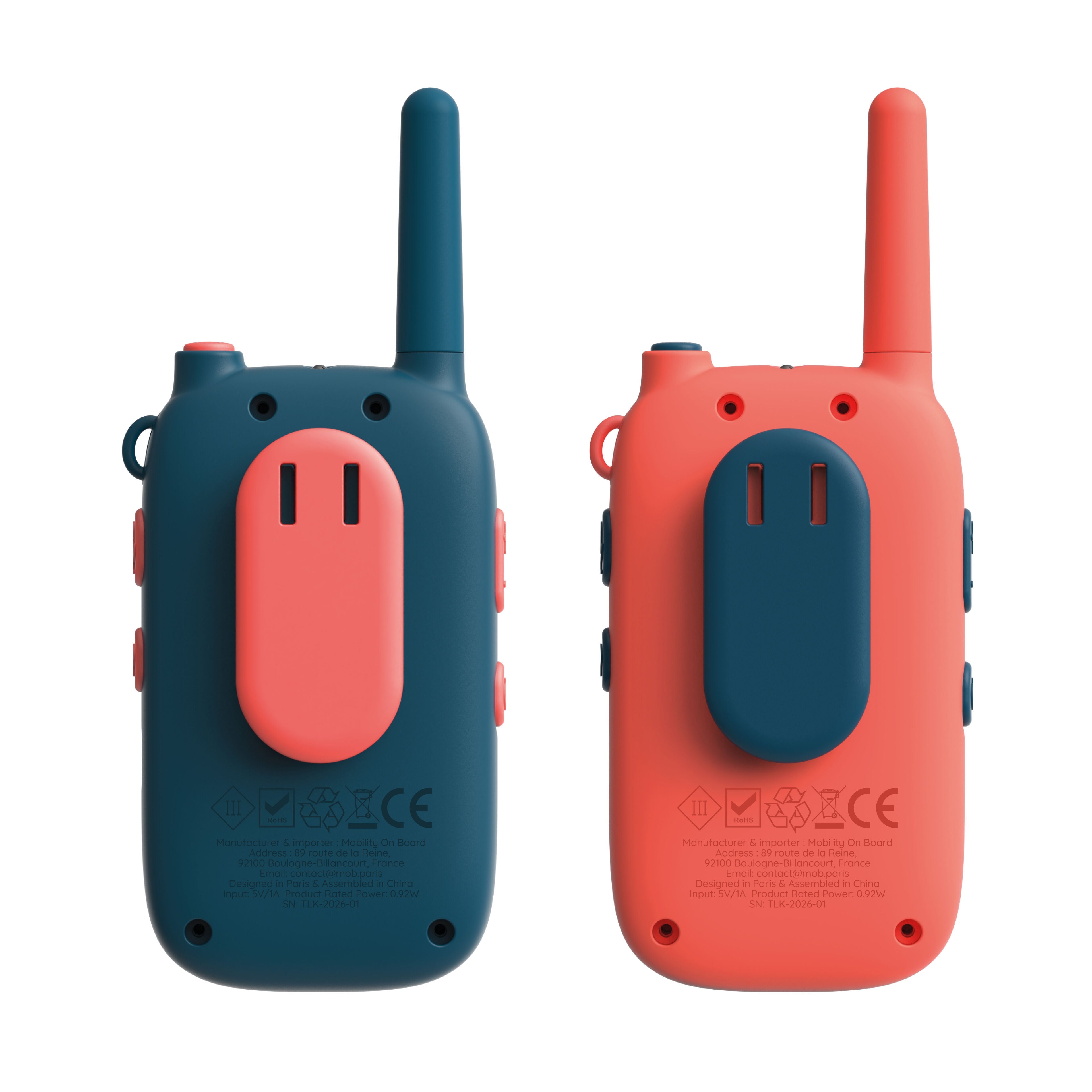 MOB - Talky Video walkietalkie met beeld