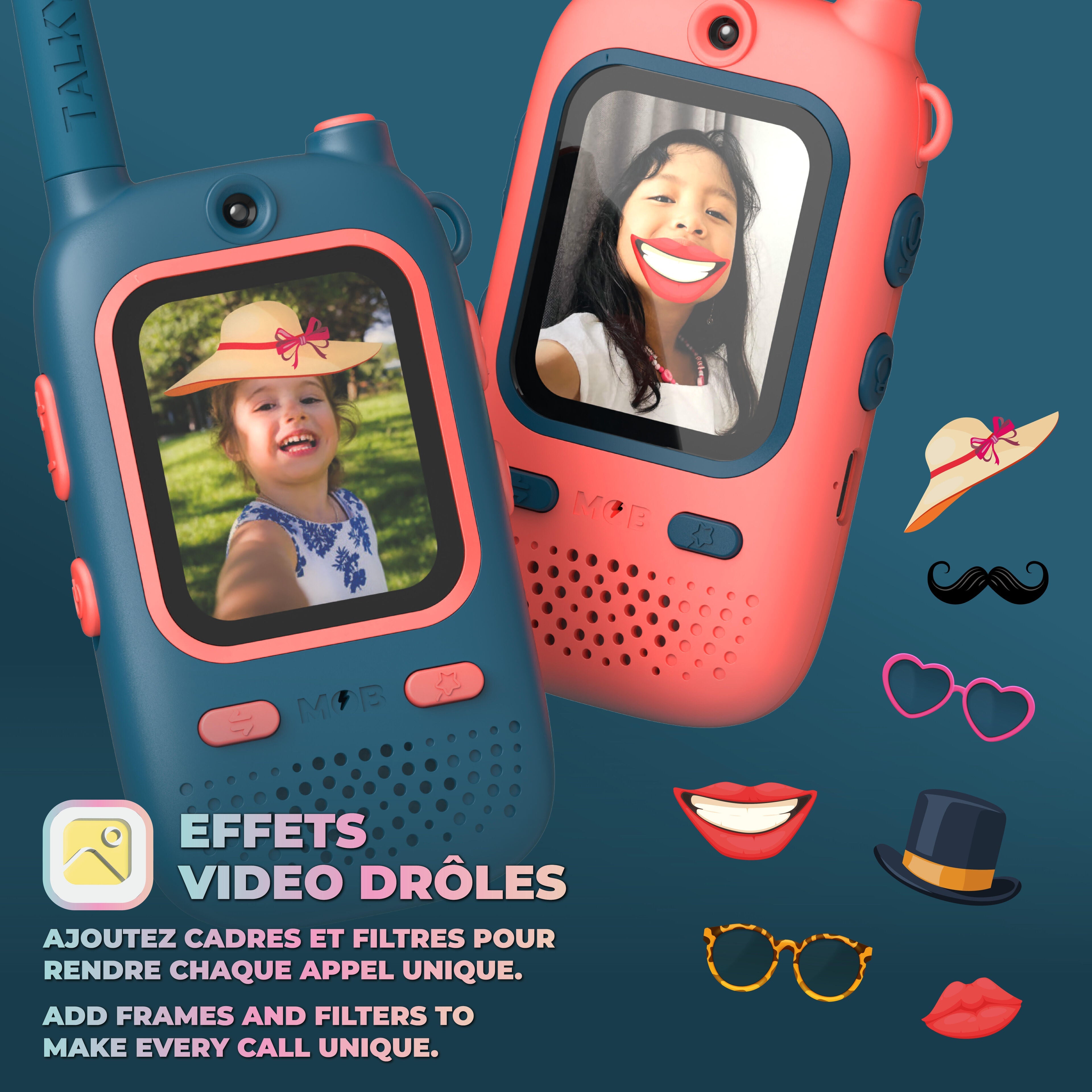 MOB - Talky Video walkietalkie met beeld