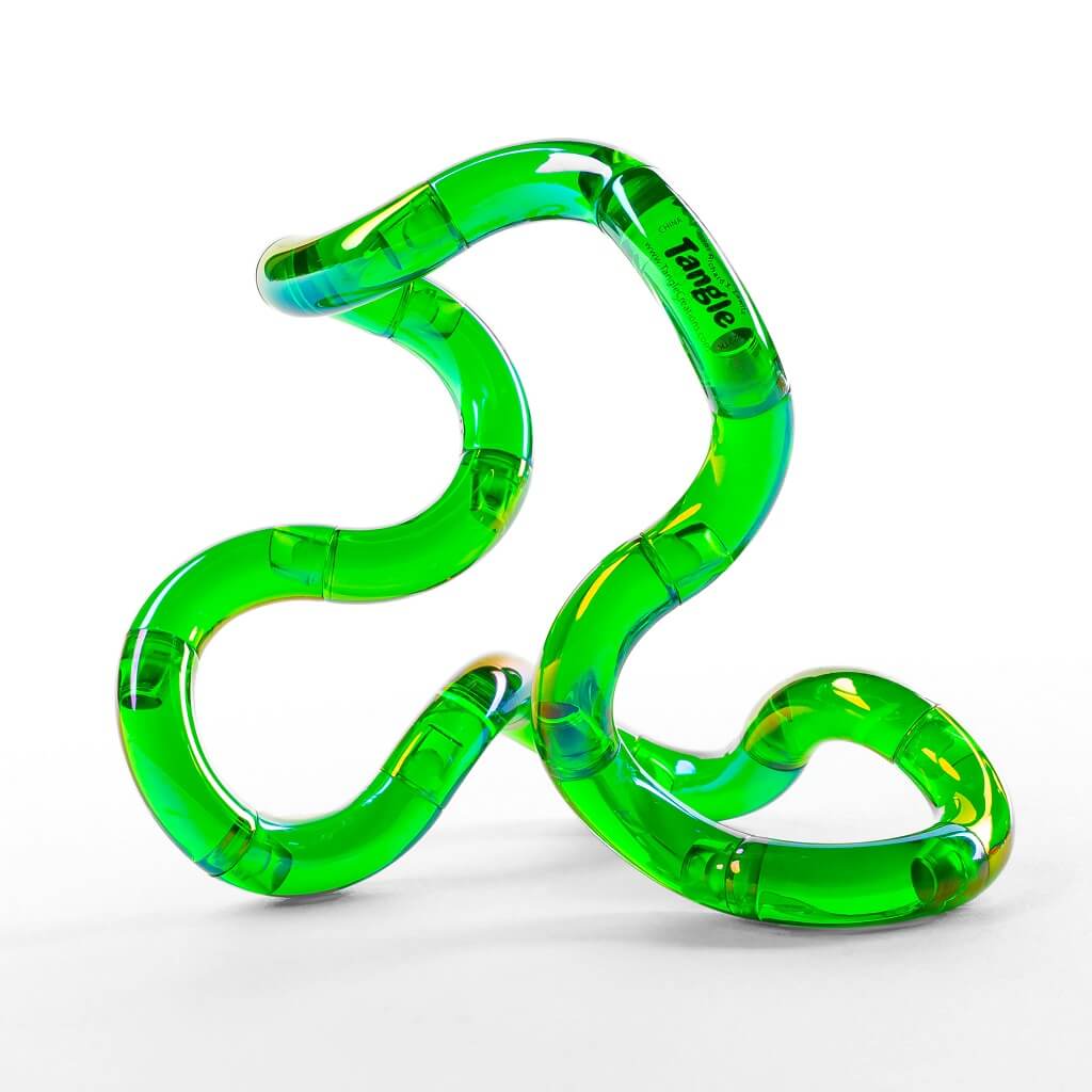 Tangle - Gems Junior - speelbaar fidget speeltje met glinsterende afwerking