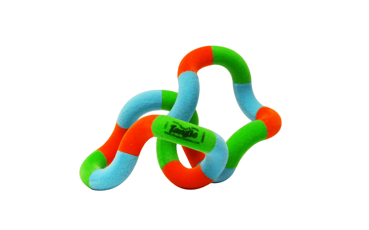 Tangle - Fuzzies Junior - zachte fidget met fluwelen bekleding