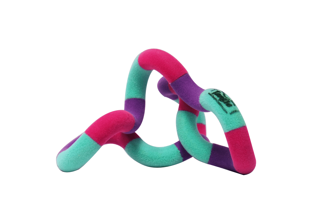 Tangle - Fuzzies Junior - zachte fidget met fluwelen bekleding
