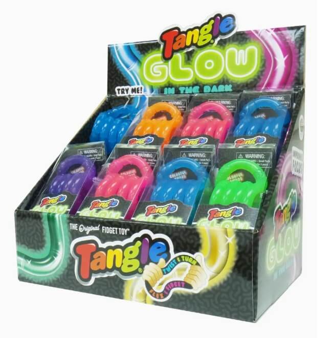 Tangle - Glow in the Dark Junior - lichtgevend fidgetspeelgoed