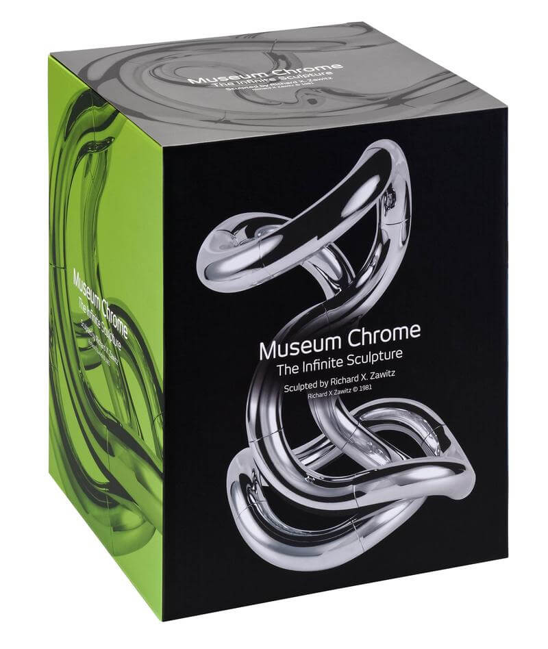 Tangle - Museum Chrome - grote draaibare sculptuur 60 cm