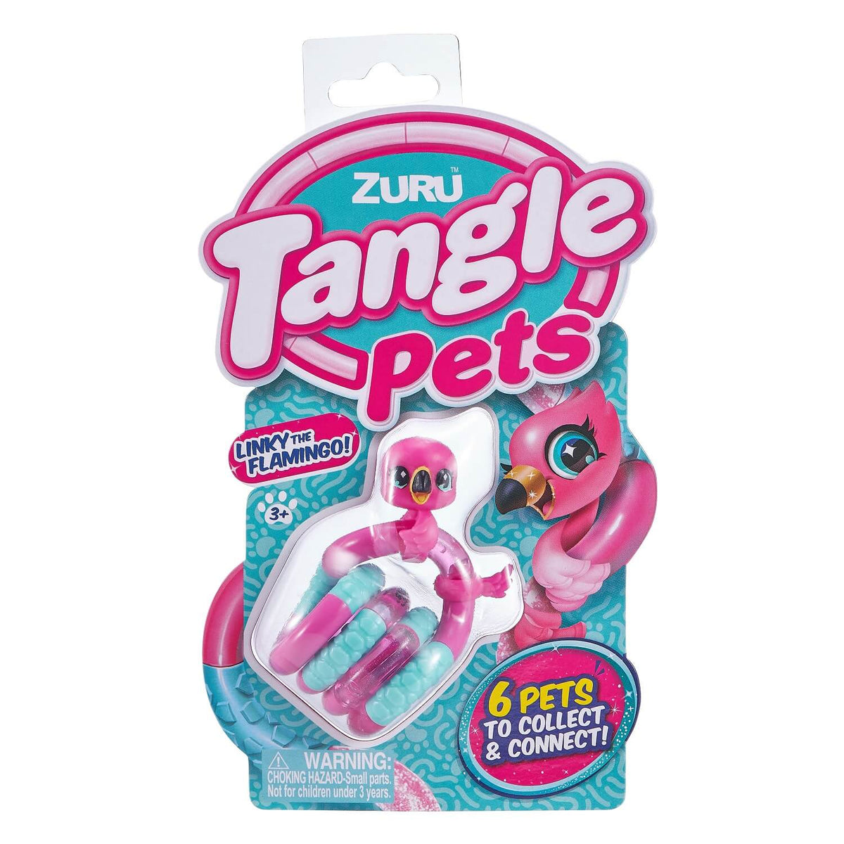 Tangle - Pets Junior - fidget speelgoed in 6 dierenthema's