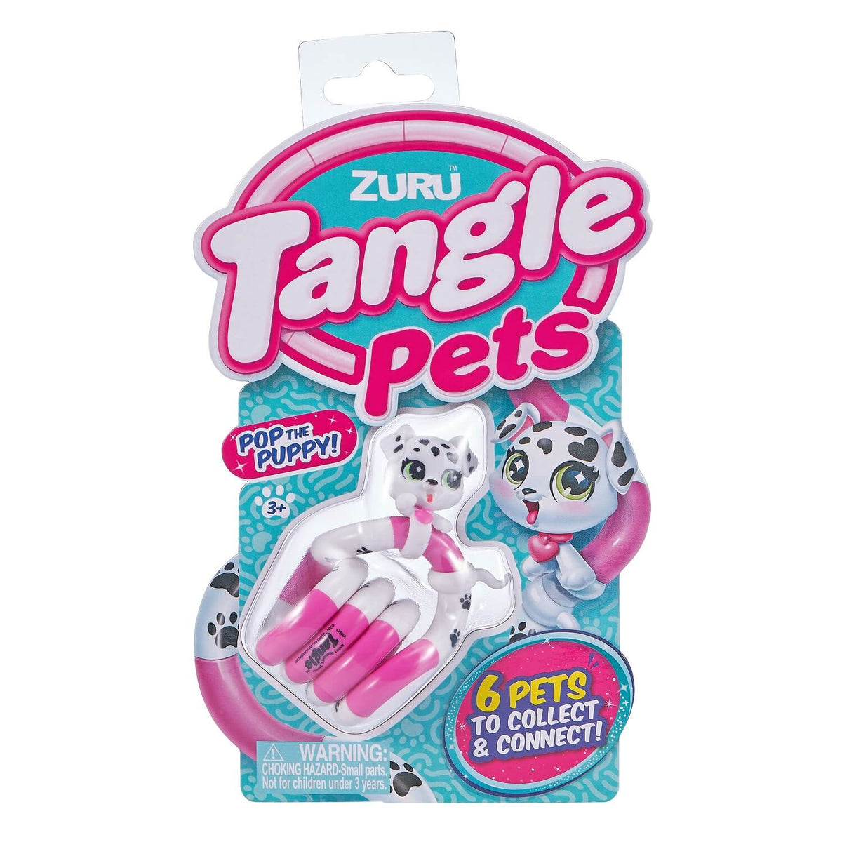 Tangle - Pets Junior - fidget speelgoed in 6 dierenthema's