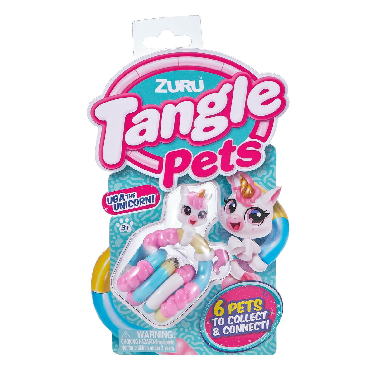 Tangle - Pets Junior - fidget speelgoed in 6 dierenthema's