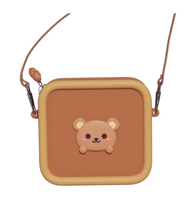 The Zoofamily - Siliconen tasje Bear