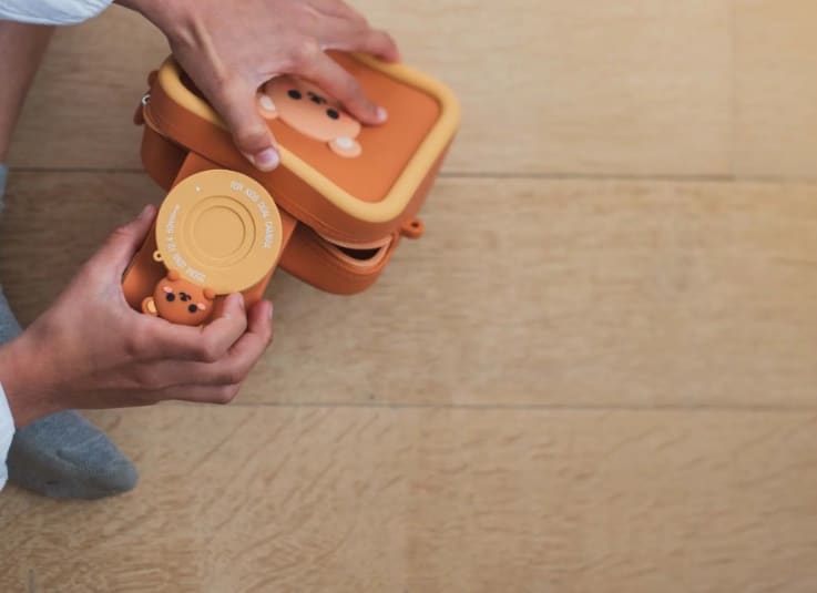 The Zoofamily - Siliconen tasje Bear