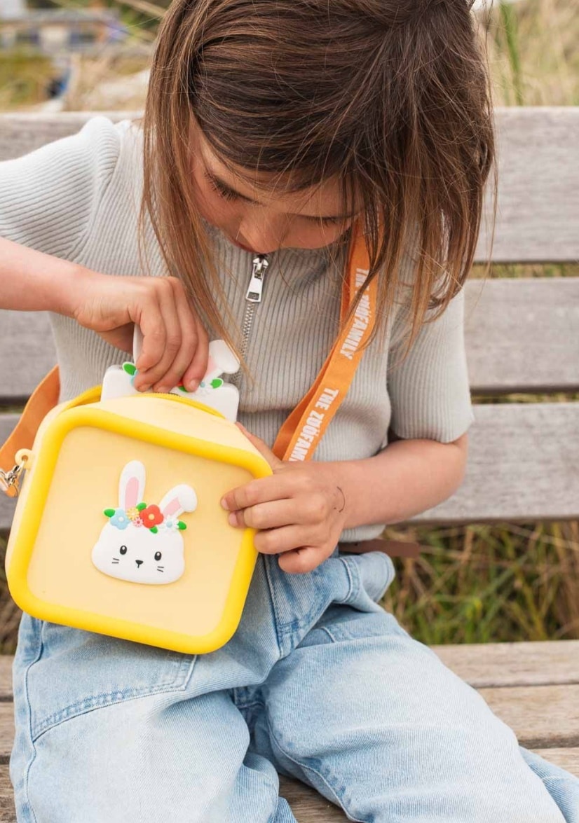 The Zoofamily - Siliconen tasje Rabbit Flower