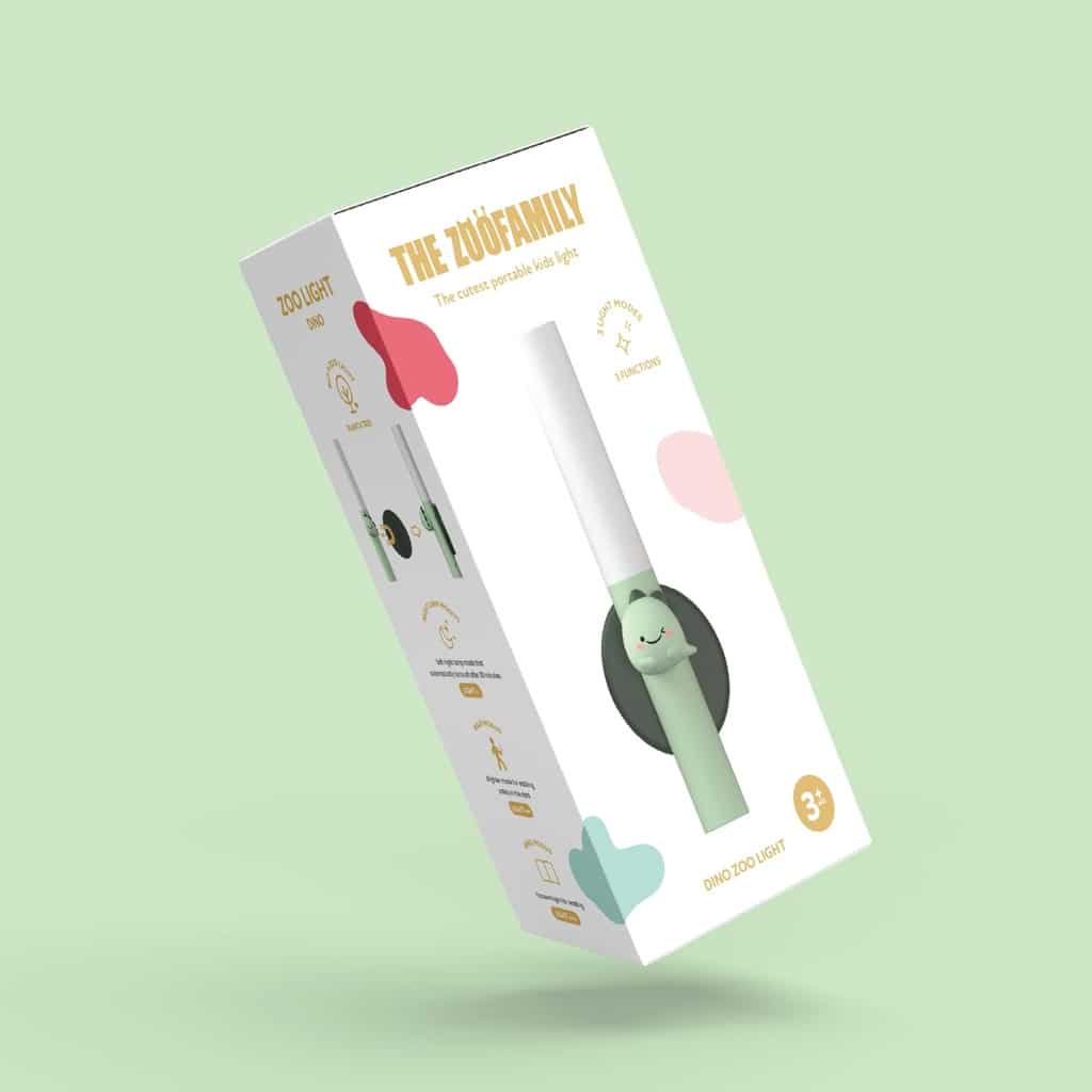 The Zoofamily - Zoolight Dino - Zaklamp en muurlamp