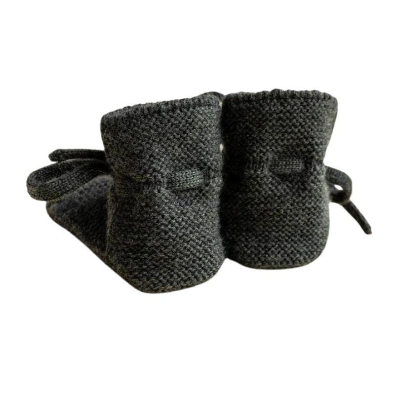 Hvid - Slofjes - 100% merinowol - Pine