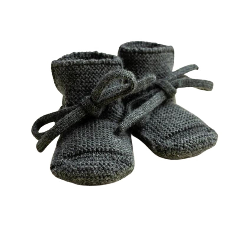 Hvid - Slofjes - 100% merinowol - Pine