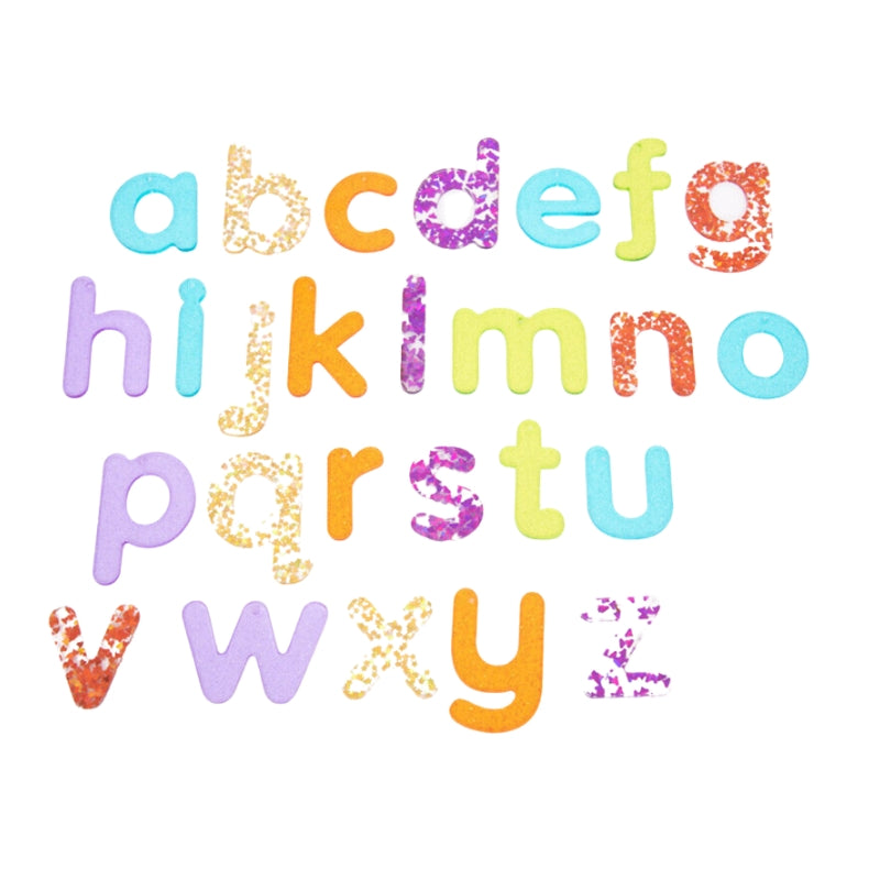 TickiT - Letters in regenboogkleuren en glitters - 26 stuks