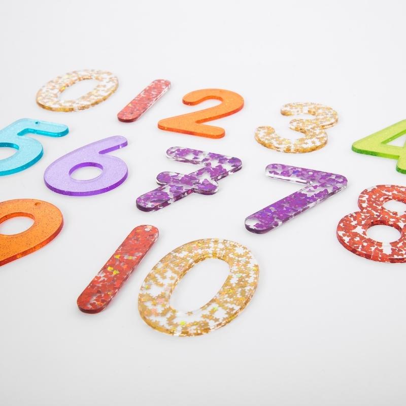 Glitter cijfers van Tickit 