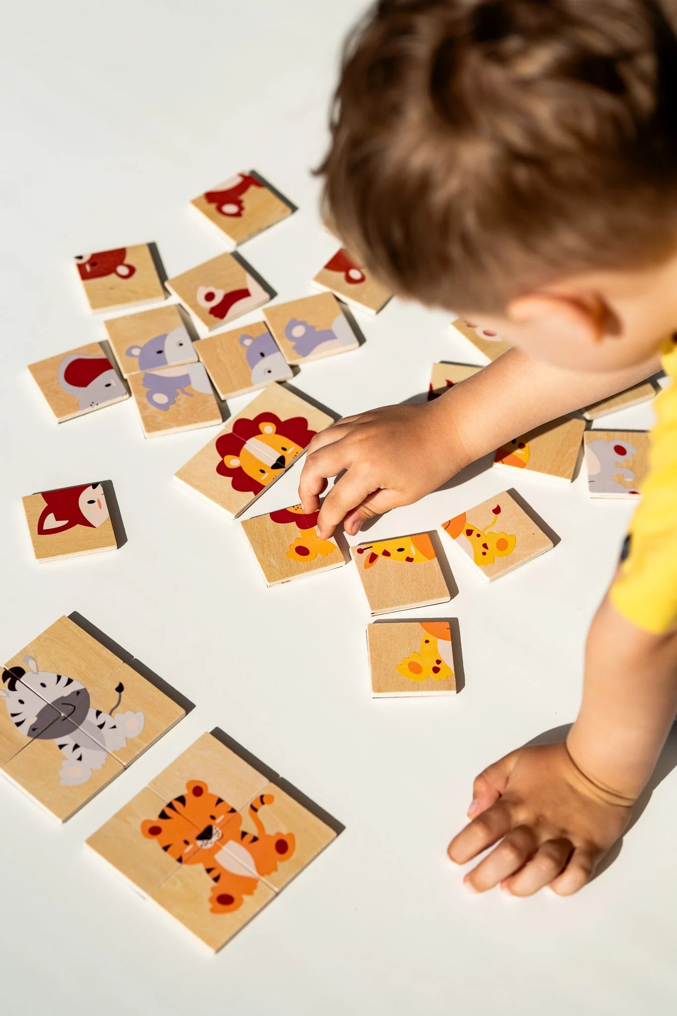 Tix&Mix - Magnetische Puzzelset Dieren, 32-delig