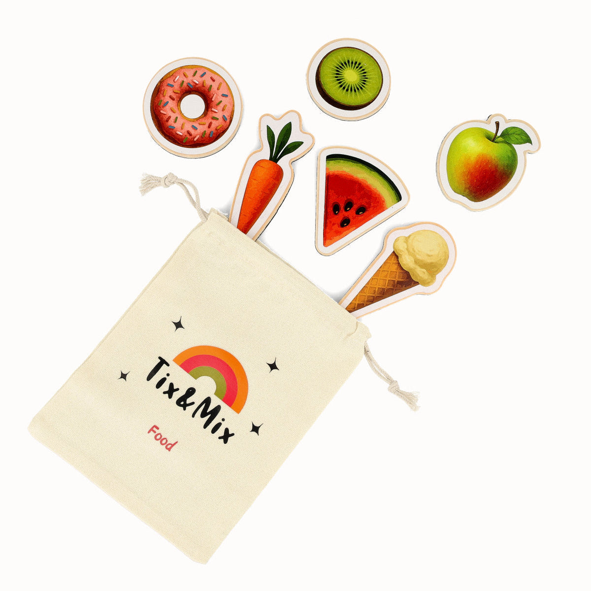 Tix&Mix - Magnetische Speelset Kookchefs, 31-delig