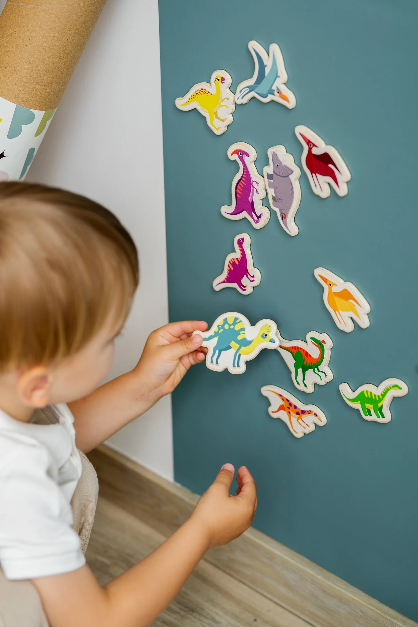 Tix&Mix - Magnetische Speelset Dinosaurussen, 20-delig