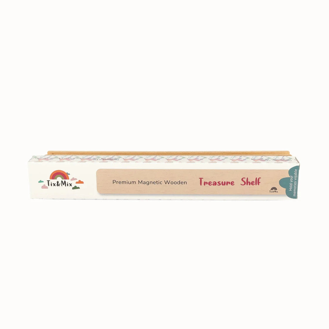 Tix&Mix - Magnetisch Wandplankje Hout