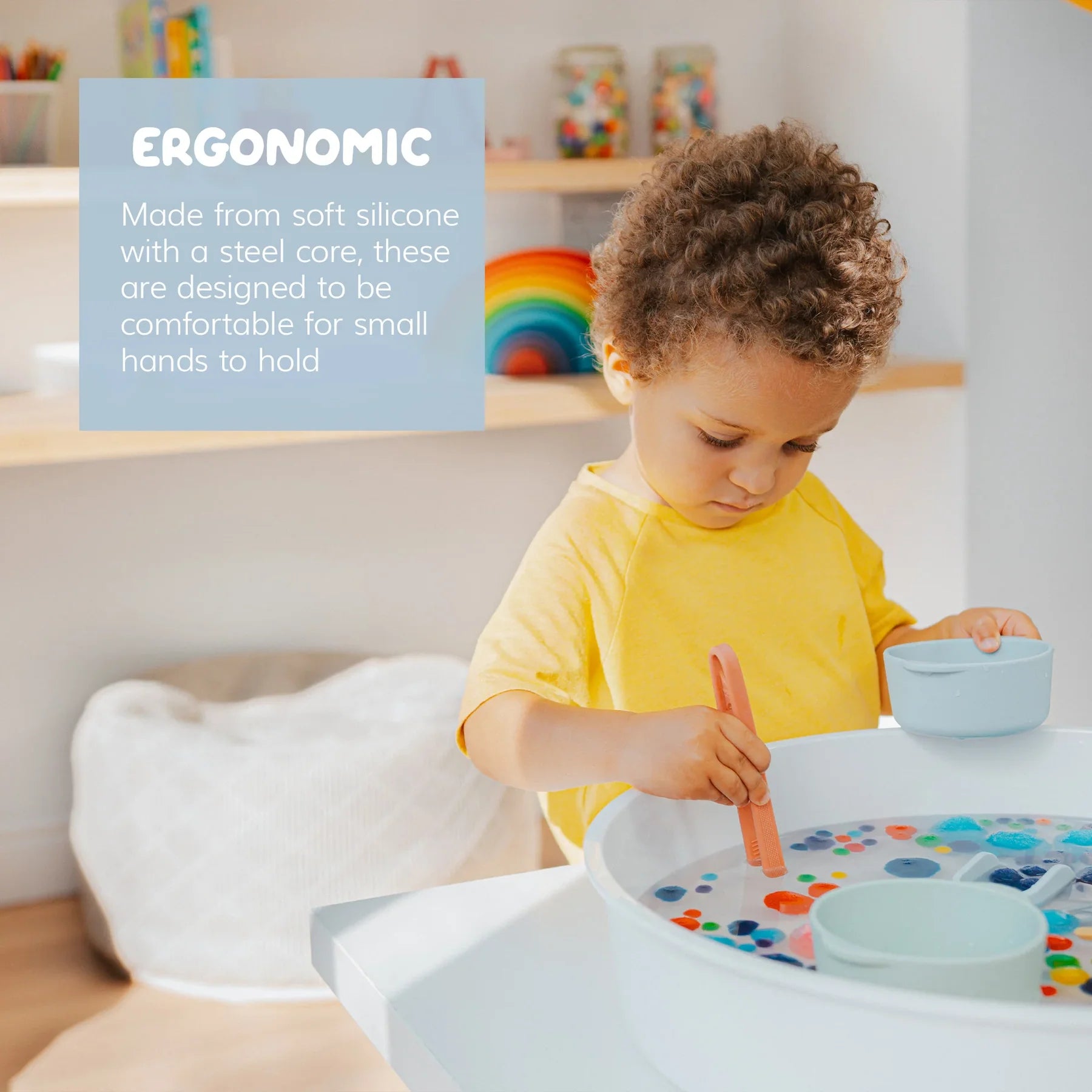 Inspire My Play Play Tray - 3 pincetten natural