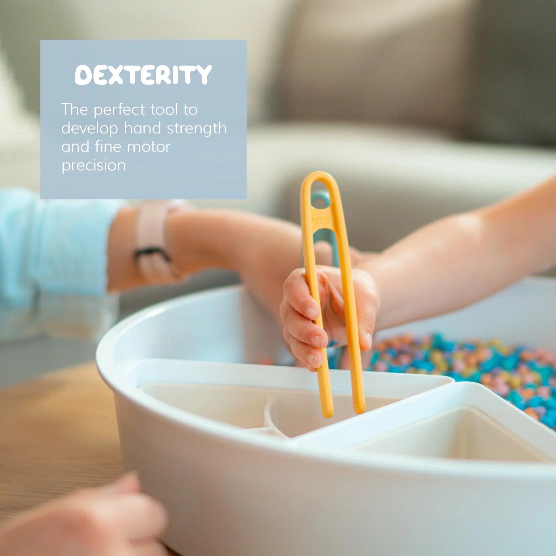 Inspire My Play Play Tray - 3 pincetten natural