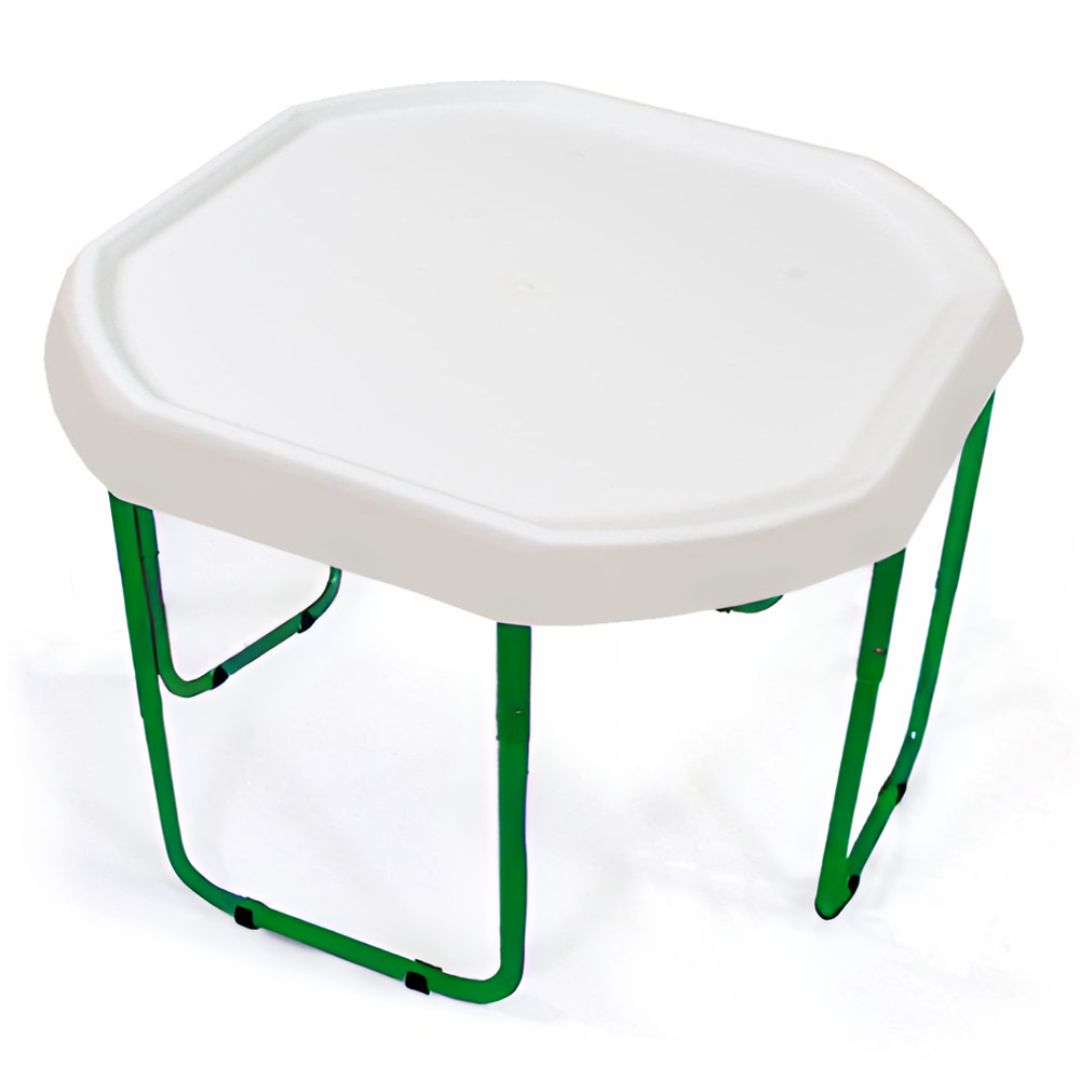 SET Tuff Tray Spot 100cm - Activiteitentafel Wit + groen verstelbaar onderstel